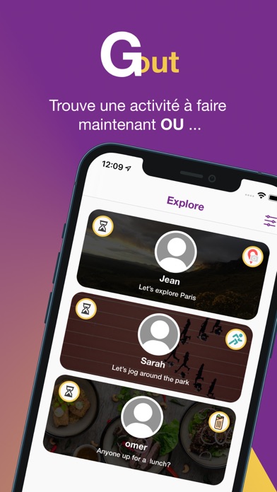 Screenshot #1 pour Gout: Find Events