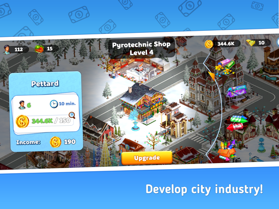 Golden Hills: City Build Sim iPad app afbeelding 3