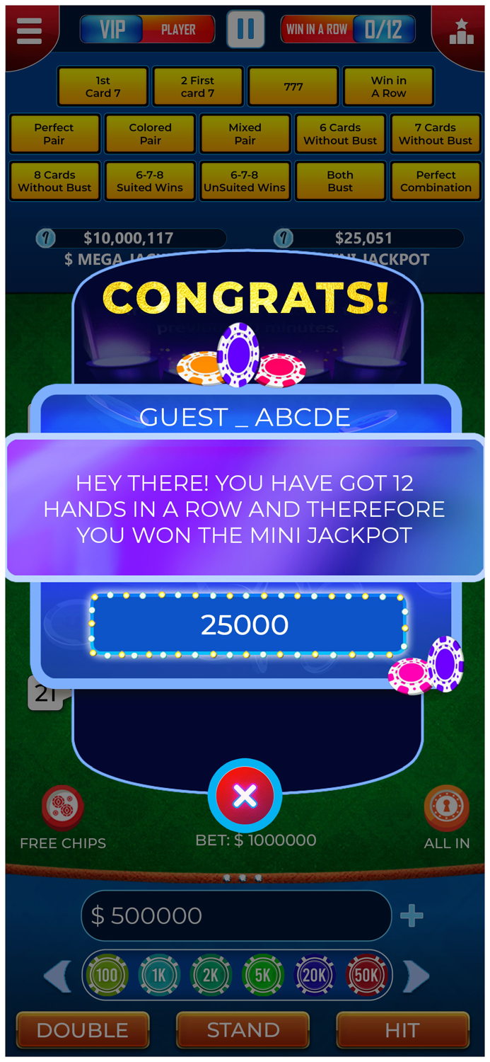 Blackjack King of Side Bets