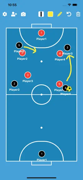 Game screenshot Futsal Tactic Board apk