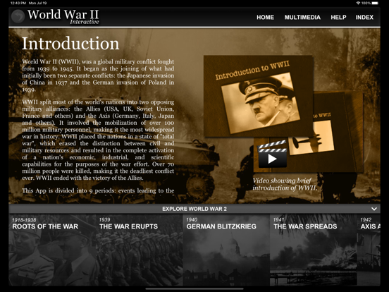 Screenshot #1 for World War 2 History: WW2