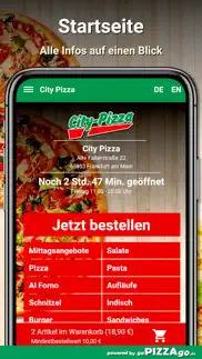 city pizza frankfurt am main iphone screenshot 2