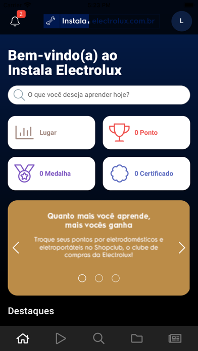 Electrolux Instala Screenshot