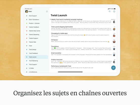 Screenshot #6 pour Twist: la messagerie organisée