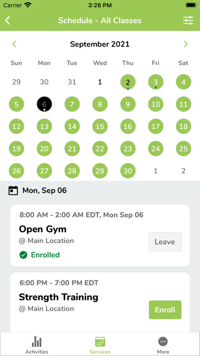 Yoga Pilates Barre Screenshot