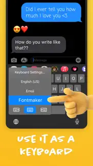 fontmaker - font keyboard app iphone screenshot 4