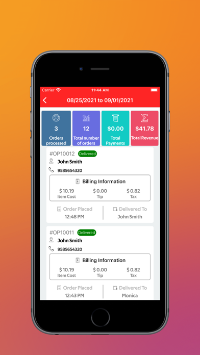 Order Next Restaurant Screenshot