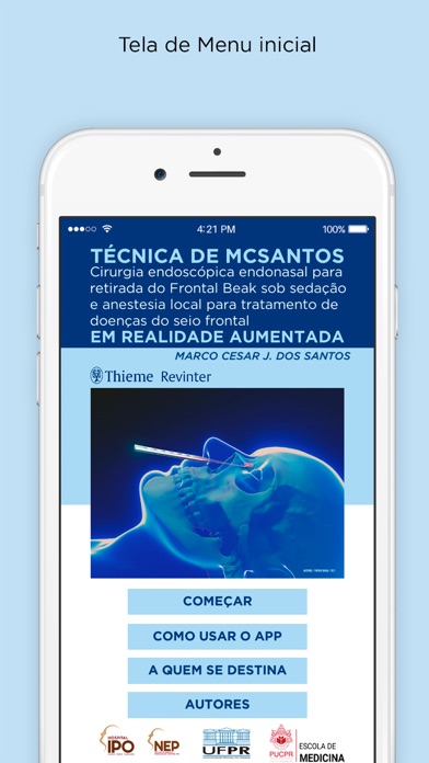 IPO Cirurgia do Seio Frontal Screenshot