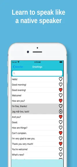 Game screenshot MTL Learn Swedish apk