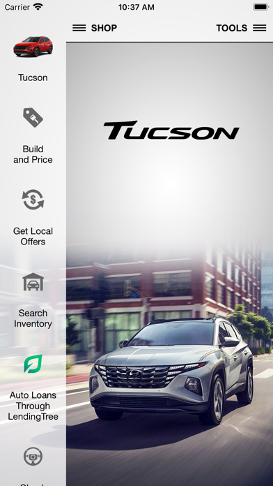 Hyundai Tucson Screenshot