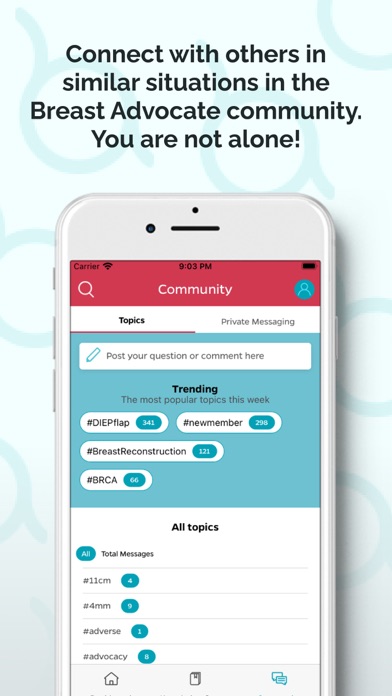 Breast Advocate Screenshot