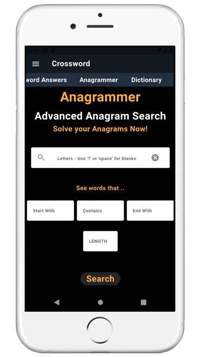 Crossword Page Screenshot