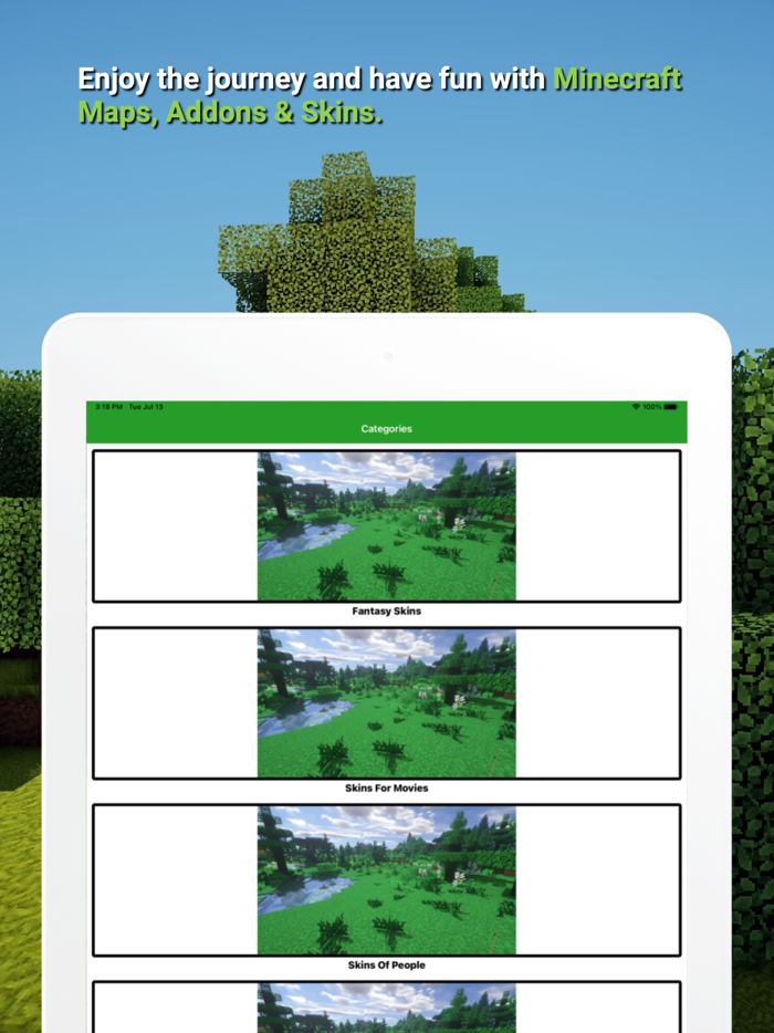 Addons for Minecraft PE - Skin