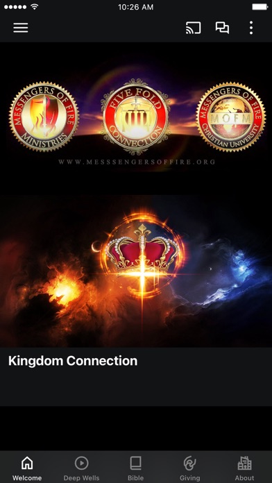 Messengers of Fire Ministries Screenshot