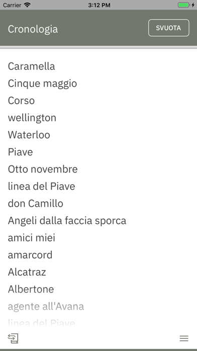 Parole per ricordare Screenshot