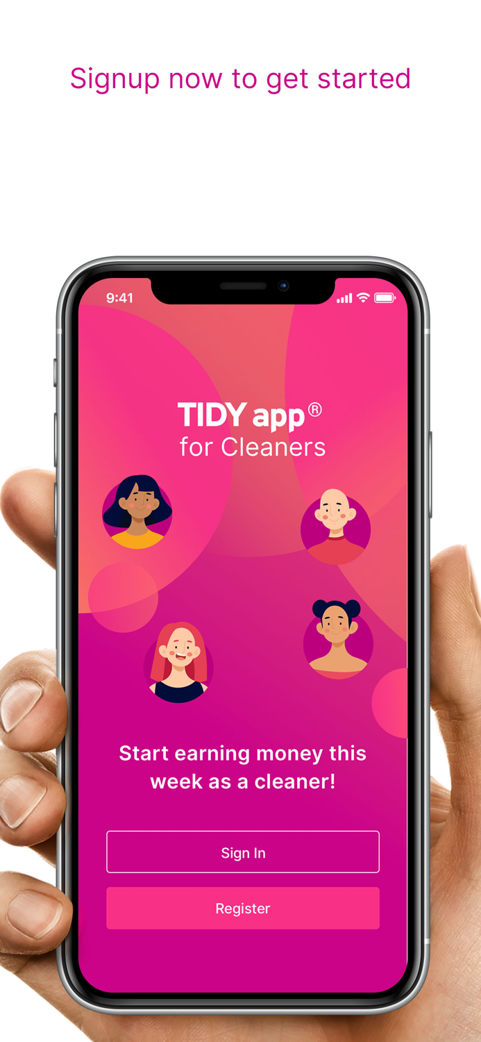 TIDY app For Cleaners Only
