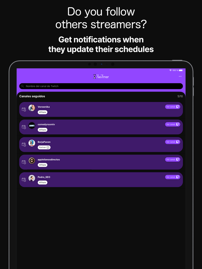 Twitimer Twitch guide
