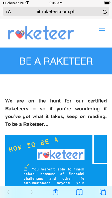 Raketeer PH Screenshot