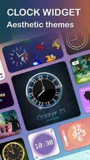 clock widget - custom themes iphone screenshot 1