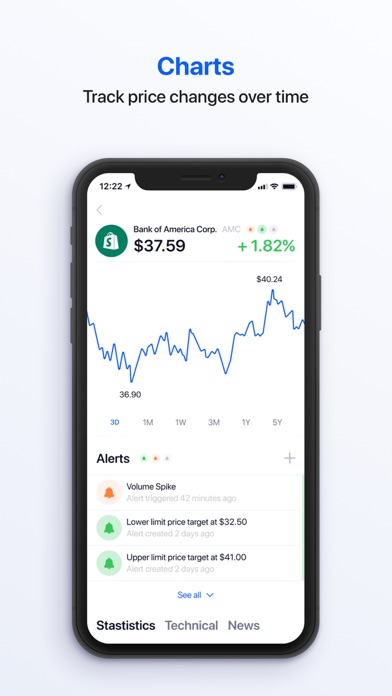 Stock Alarm - Alerts, Tracker Screenshot