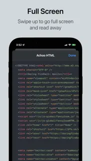 achoo html viewer & inspector iphone screenshot 2