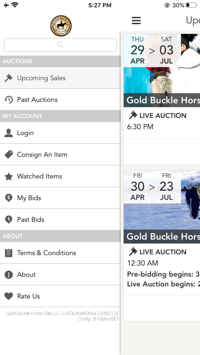 Gold Buckle Horse Sale Screenshot