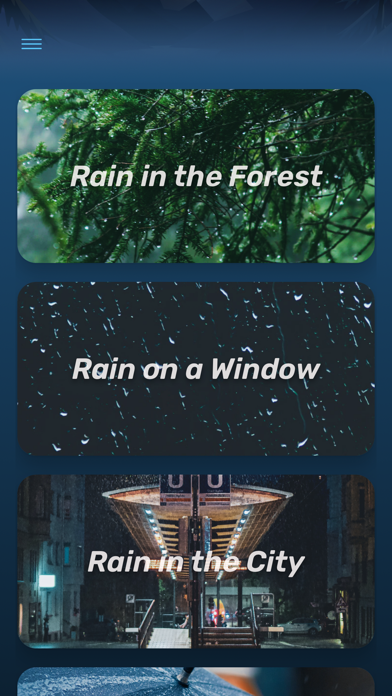 Rain Sounds - Sleep Sounds Screenshot