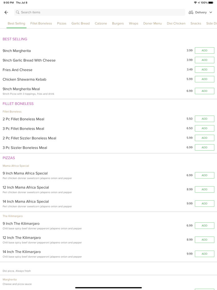 Dixi Chicken and Pizza