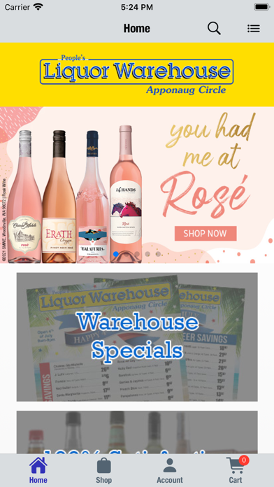 People’s Liquor Warehouse Screenshot