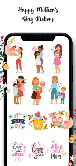 Game screenshot Happy Mother's Day Stickers!! hack