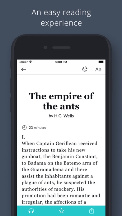 Quick Reads Screenshot