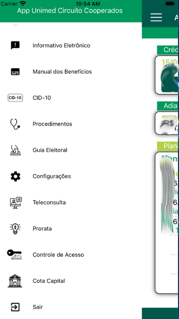 App Unimed Circuito Cooperados