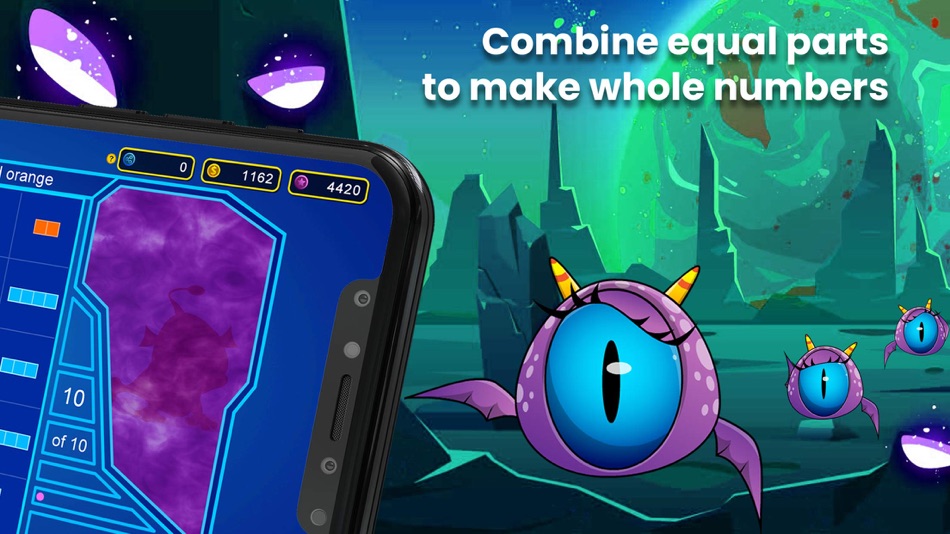 #3. Monsters vs Fractions (iOS) 由: SMART Technologies