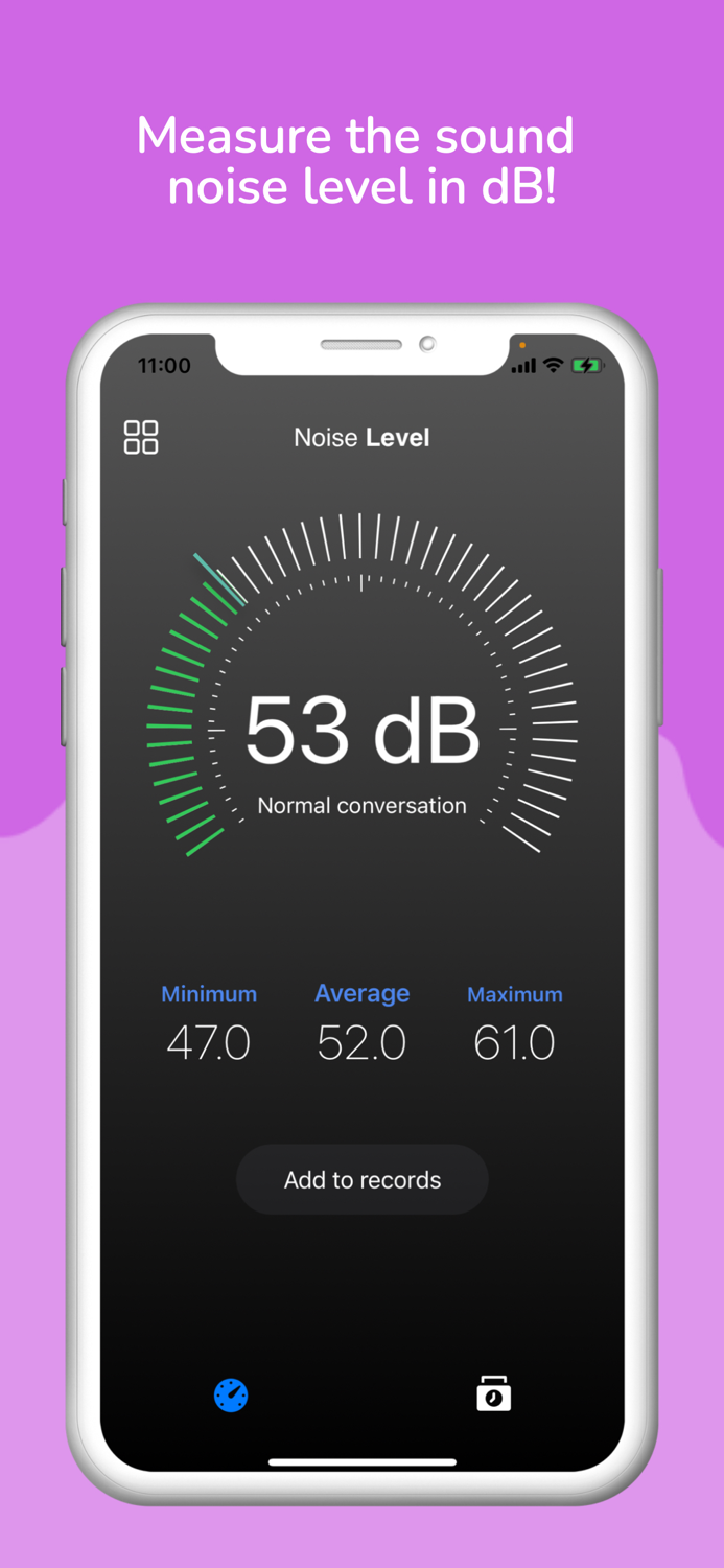 Decibels Sound Level dB Meter