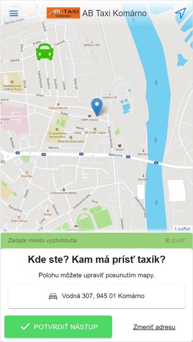AB taxi Komárno Screenshot