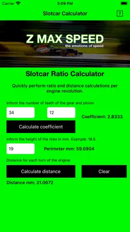 Game screenshot Slotcar Calc hack