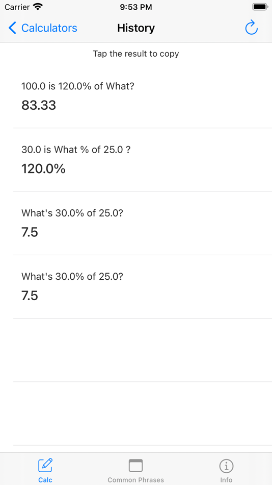 #4. Percentage Calculator, Percent (iOS) 由: Phan Nhat Đang