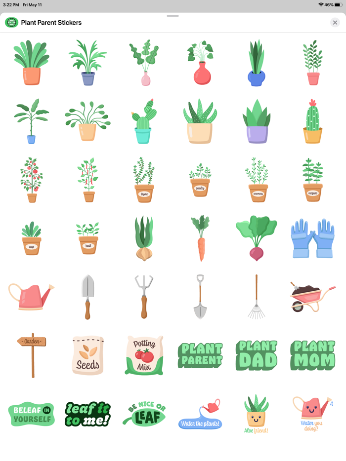 Plant Parent Stickers