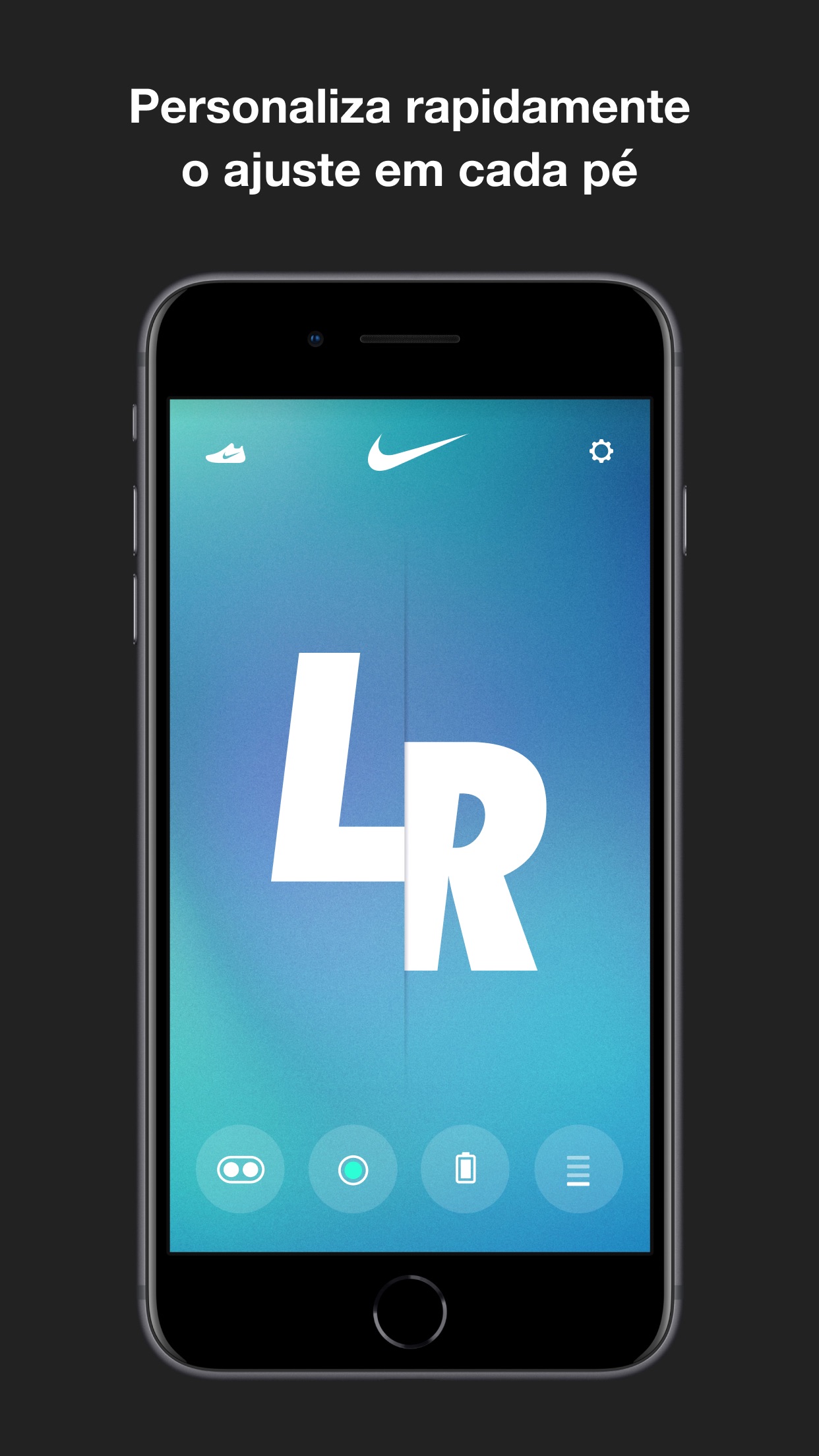 Screenshot do app Nike Adapt