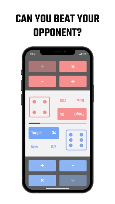 Math Game - 2 players game Screenshot