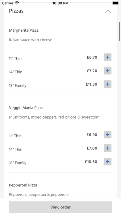 Pizza Shack, Liversedge Screenshot