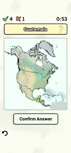 North American Countries Quiz screenshot #2 for iPhone