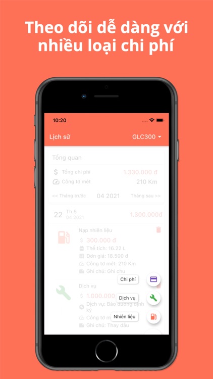 Quản lý xe oto, xăng xe screenshot-3