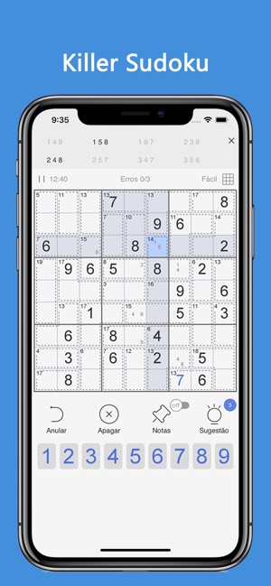 Killer Sudoku - jogo de lógica na App Store