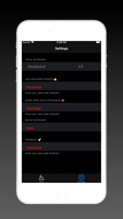 New Keyboard Font Style