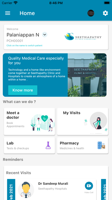 Seethapathy Clinic Screenshot 2 - AppWisp.com Seethapathy Clinic Screenshot 2 - AppWisp.com