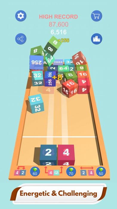 Cube Mate 2048 - Merge Puzzle Screenshot