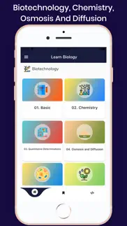 learn biology tutorials iphone screenshot 2