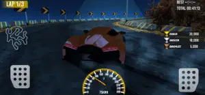 Night Race Mountain Car Racing screenshot #5 for iPhone