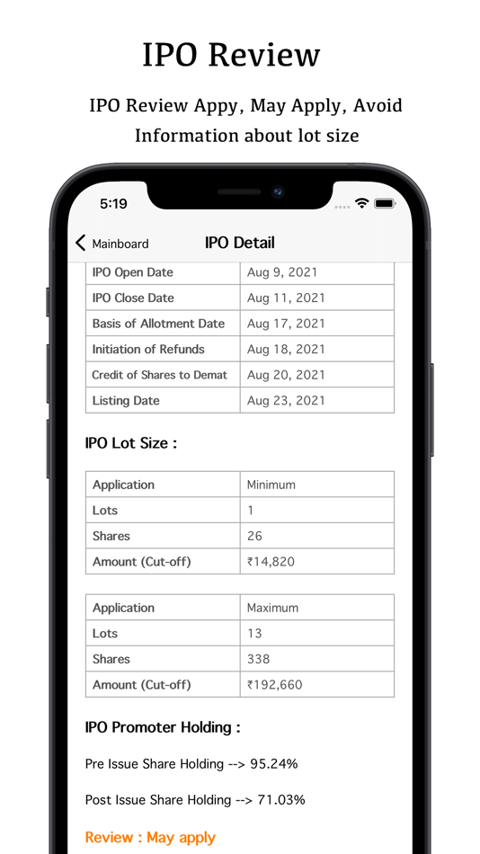 #4. IPO Update (iOS) 由: Abhayrajsinh Vala